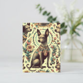 Xoloitzcuintle naadloos Briefkaart (Staand voorkant)