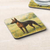 Xoloitzcuintli Bier Onderzetter (Linkerzijde)