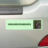 Xoloitzcuintli Bumpersticker (Op auto)