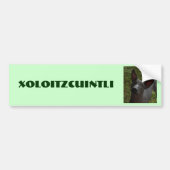 Xoloitzcuintli Bumpersticker (Voorkant)
