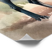 Xoloitzcuintli Dog Art Print Poster (Hoek)