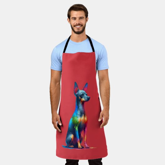 Xoloitzcuintli Dog Schort (Gedragen)