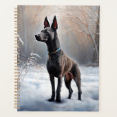 Xoloitzcuintli Laat het Sneeuwen Kerstmis Planner (Voorkant)