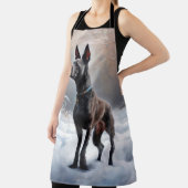 Xoloitzcuintli Laat het sneeuwen Kerstmis Schort (Insitu)