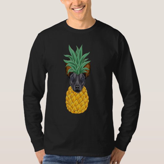 Xoloitzcuintli Pineapple Dog T-shirt (Voorkant)
