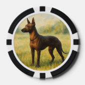Xoloitzcuintli Poker Chips (Voorkant)