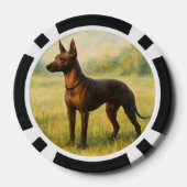 Xoloitzcuintli Poker Chips (Achterkant)