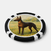 Xoloitzcuintli Poker Chips (Enkel)