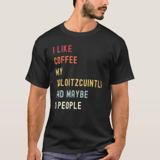 Xoloitzcuintli Retro Hond En Koffie T-shirt