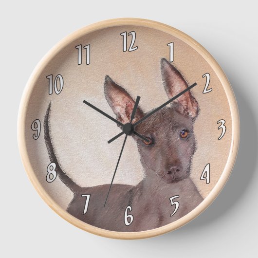 Xoloitzcuintli schilderen - Kute Original Dog Art (Voorkant)