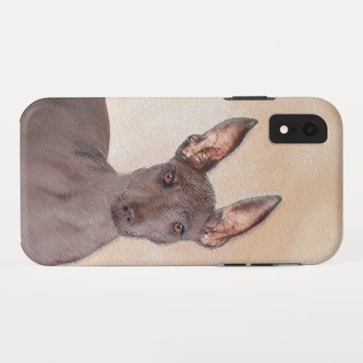 Xoloitzcuintli schilderen - Kute Original Dog Art Case-Mate iPhone Case (Achterkant (horizontaal))