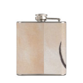 Xoloitzcuintli schilderen - Kute Original Dog Art Heupfles (Achterkant)