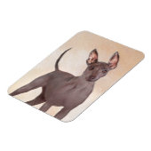 Xoloitzcuintli schilderen - Kute Original Dog Art Magneet (Linkerzijde)