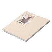Xoloitzcuintli schilderen - Kute Original Dog Art Notitieblok (Linkerzijde)
