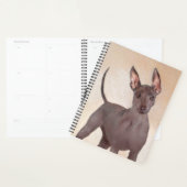 Xoloitzcuintli schilderen - Kute Original Dog Art Planner (Display)