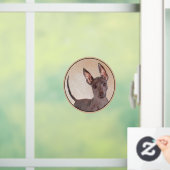 Xoloitzcuintli schilderen - Kute Original Dog Art Raamsticker (Huis)