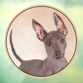 Xoloitzcuintli schilderen - Kute Original Dog Art Raamsticker (Vel 3)