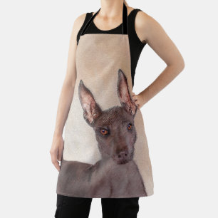 Xoloitzcuintli schilderen - Kute Original Dog Art Schort