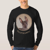 Xoloitzcuintli schilderen - Kute Original Dog Art T-shirt (Voorkant)