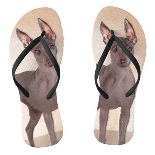 Xoloitzcuintli schilderen - Kute Original Dog Art Teenslippers (Voetbed)
