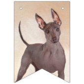 Xoloitzcuintli schilderen - Kute Original Dog Art Vlaggetjes (Derde vlag)