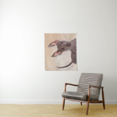 Xoloitzcuintli schilderen - Kute Original Dog Art Wandkleed (In situ)