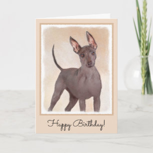 Xoloitzcuintli schilderen - Oorspronkelijke dog ma Kaart