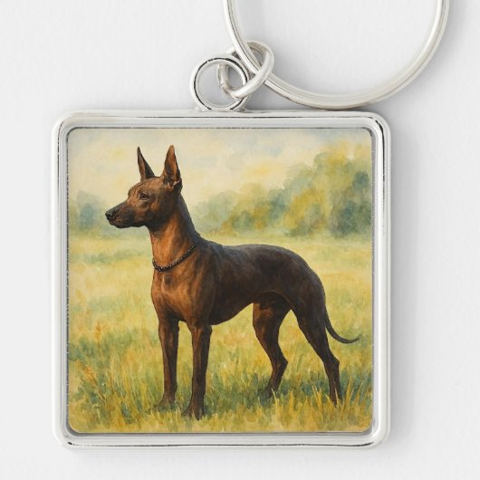 Xoloitzcuintli Sleutelhanger (Voorkant)