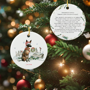 Xoloitzcuintli   Waterverf Mexicaanse haarloze hon Keramisch Ornament