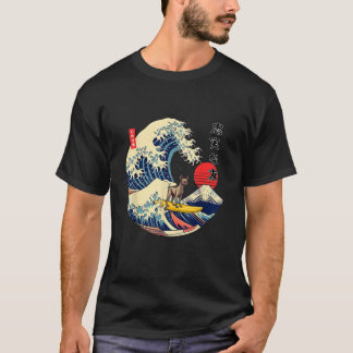 Xoloitzcuintli Xolo Japanse Kanagawa Golf Surf Lo T-shirt