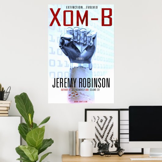 Xom-B - het nieuwe Hoesje...als poster! Poster (Thuiskantoor)