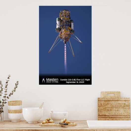 Xombie Free Flight Poster (Keuken)