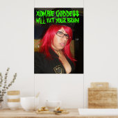 Xombie Goddess Poster (Keuken)