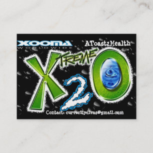 Xooma X2O A toast 2Health Visitekaartje