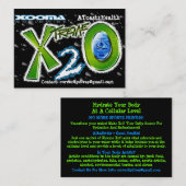 Xooma X2O A toast 2Health Visitekaartje (Voorkant / Achterkant)