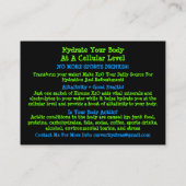 Xooma X2O A toast 2Health Visitekaartje (Achterkant)