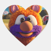 xooribous hart sticker (Voorkant)