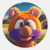 xooribus ronde sticker (Voorkant)