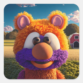 xooribus vierkante sticker