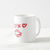 XOX Kiss Mark Mug Koffiemok (Voorkant rechts)