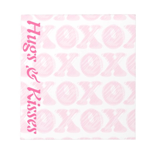 XOXO Aangepast Notitieblok (Voorkant)