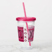 XOXO-acryltrommel Acryl Drinkbeker (Links)