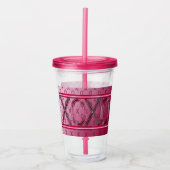 XOXO-acryltrommel Acryl Drinkbeker (Voorkant)