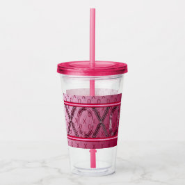XOXO-acryltrommel Acryl Drinkbeker