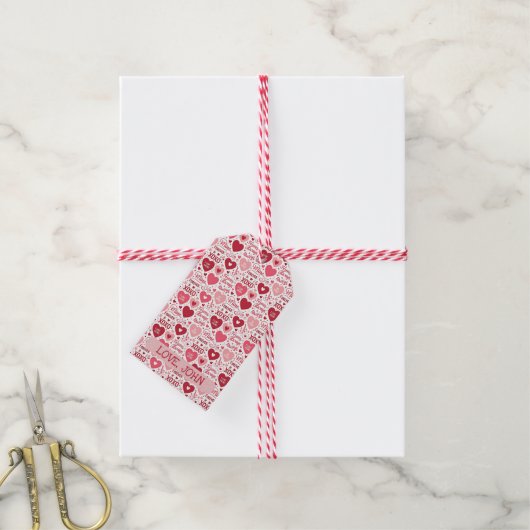 XOXO & Altijd van Mij Gepersonaliseerde Valentijn Cadeaulabel (Met Touw)
