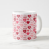 XOXO & Altijd van Mij  Grote Koffiekop (Voorkant rechts)
