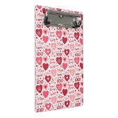 XOXO & Altijd van Mij Roze Rood Mini Klembord (Schuin)