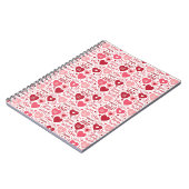 XOXO & Altijd van Mij Roze Rood Notitieboek (Linkerzijde)