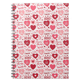 XOXO & Altijd van Mij Roze Rood Notitieboek