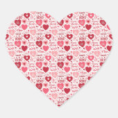 XOXO & Always Be Mine  Hart Sticker (Voorkant)